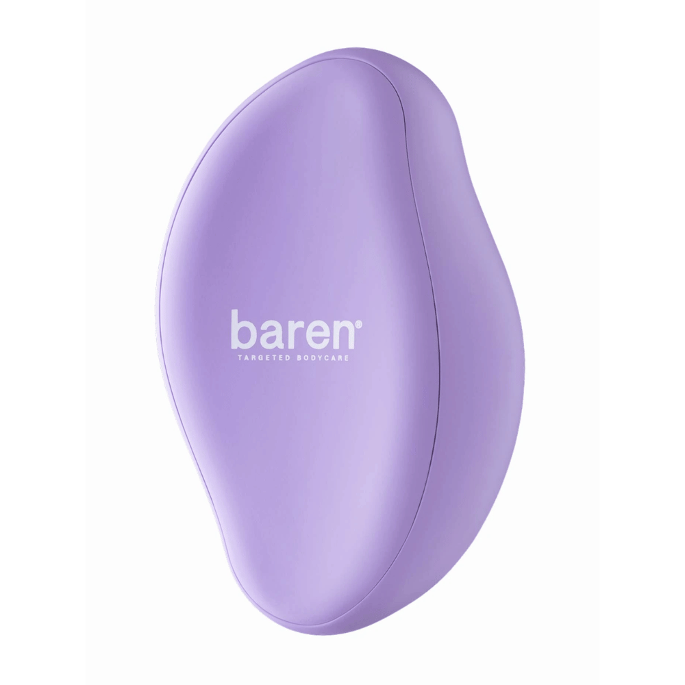1. Baren Magic Glass Stone Foot File – μωβ λίμα ποδιών με εργονομικό σχεδιασμό για την αφαίρεση κάλων και ξηρού δέρματος από τα πόδια