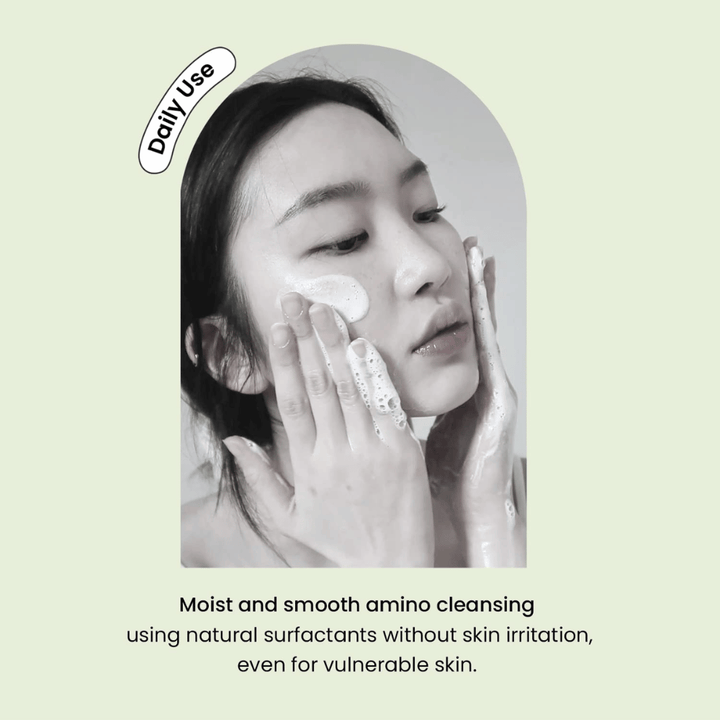Heimish Matcha Biome Amino Acne Cleansing Foam – ήπιο καθημερινό καθαριστικό προσώπου με αμινοξέα και matcha για ευαίσθητο και δέρμα με τάση ακμής
