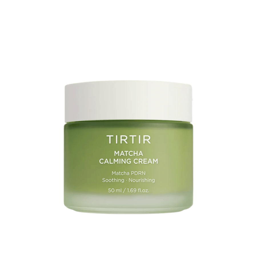 TIRTIR Matcha Calming Cream μειώνει την ερυθρότητα και τον ερεθισμό, καταπραΰνει το ευαίσθητο δέρμα και προσφέρει πιο ομοιόμορφο και ισορροπημένο τόνο δέρματος.