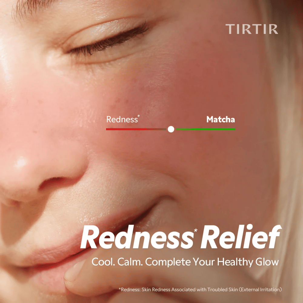 TIRTIR Matcha Calming Cream μειώνει την ερυθρότητα και τον ερεθισμό, καταπραΰνει το ευαίσθητο δέρμα και προσφέρει πιο ομοιόμορφο και ισορροπημένο τόνο δέρματος.