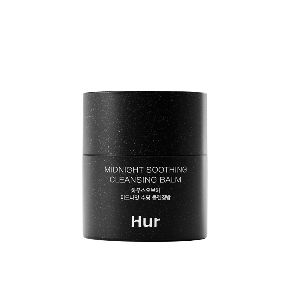 Πώς Midnight Soothing Cleansing Balm σε λευκό φόντο. Μαλακό καθαριστικό balm που λιώνει το μακιγιάζ, την αντηλιακή προστασία και το σμήγμα χωρίς να ξηραίνει το δέρμα.