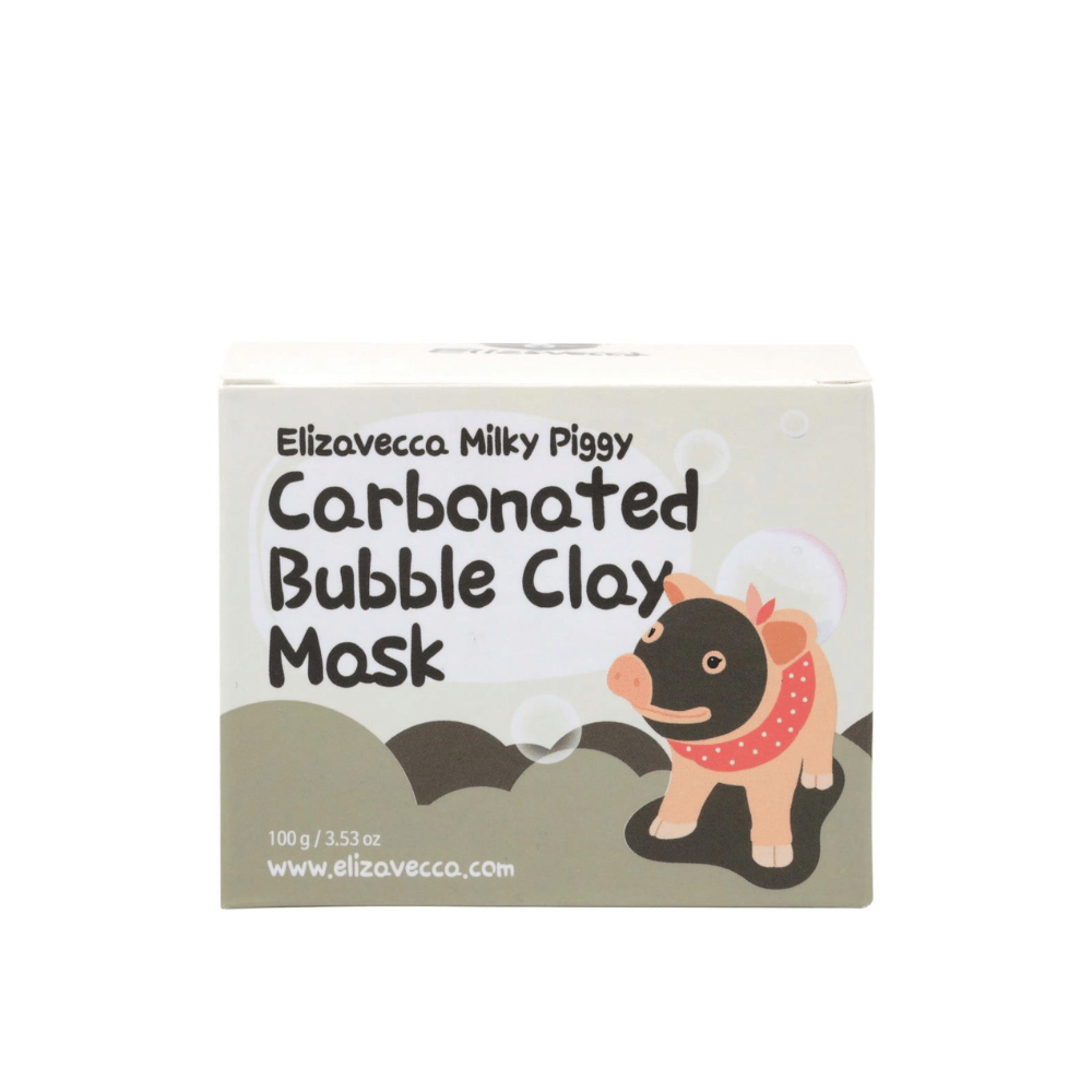 Elizavecca Milky Piggy Carbonated Bubble Clay Mask 100 g – κορεάτικη μάσκα φυσαλίδων με ανθρακικό και άργιλο που καθαρίζει βαθιά τους πόρους και αφαιρεί το περιττό σμήγμα.