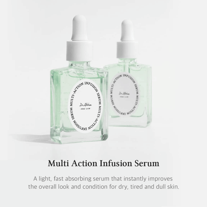 Dr. Althea Multi Action Infusion Serum – ελαφρύς ορός προσώπου που απορροφάται γρήγορα και βελτιώνει το ξηρό, κουρασμένο και θαμπό δέρμα.