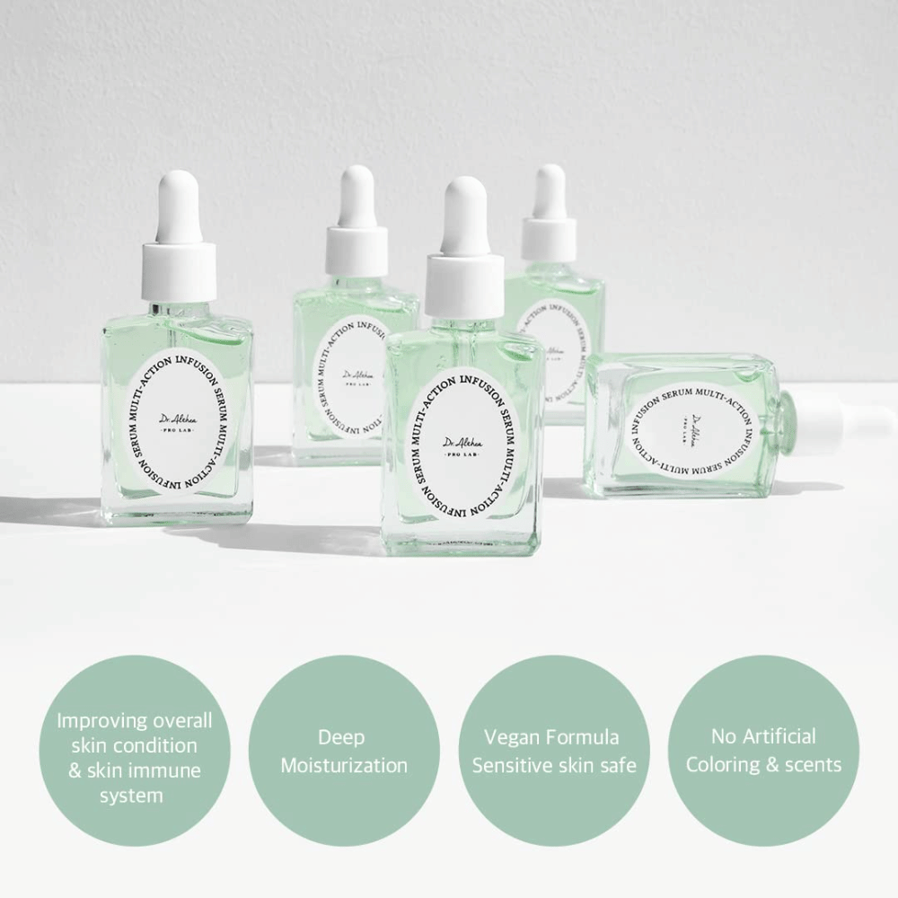Dr. Althea Multi Action Infusion Serum που ενισχύει τον φραγμό του δέρματος, παρέχει βαθιά ενυδάτωση, είναι κατάλληλος για ευαίσθητο δέρμα και προσφέρει φυσική λάμψη.