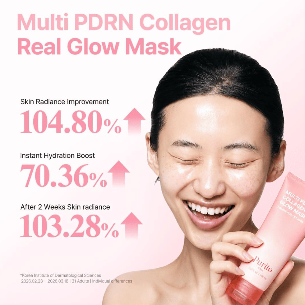 Purito SEOUL Multi PDRN Collagen Real Glow Mask – ενυδατική μάσκα προσώπου για βελτιωμένη λάμψη και ενυδάτωση
