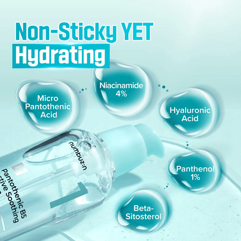 numbuzin No.1 Παντοθενικός ορός B5 με 4% νιασιναμίδη, 1% πανθενόλη και υαλουρονικό οξύ – ενυδατικός και εξισορροπητικός ορός κατά της ακμής