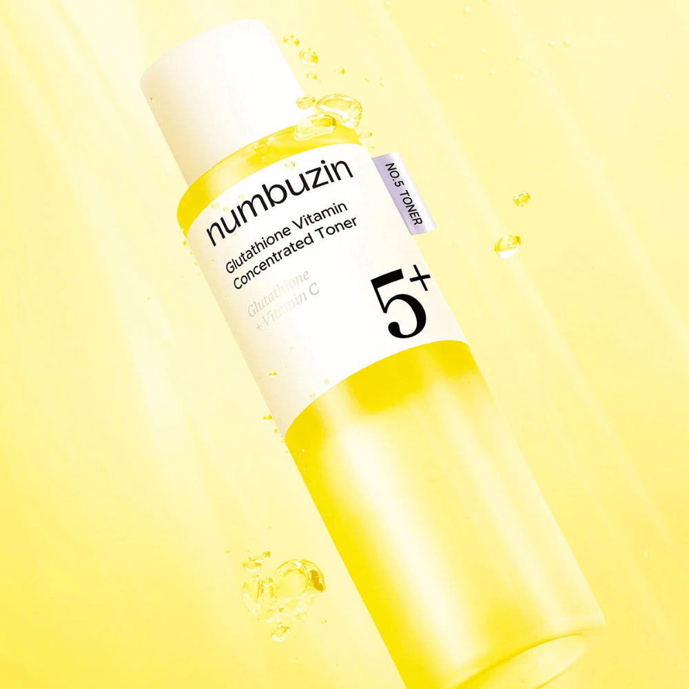 Numbuzin No.5+ Glutathione Vitamin Boosting Essential Toner τονωτική λοσιόν προσώπου που χαρίζει λάμψη κατά των κηλίδων