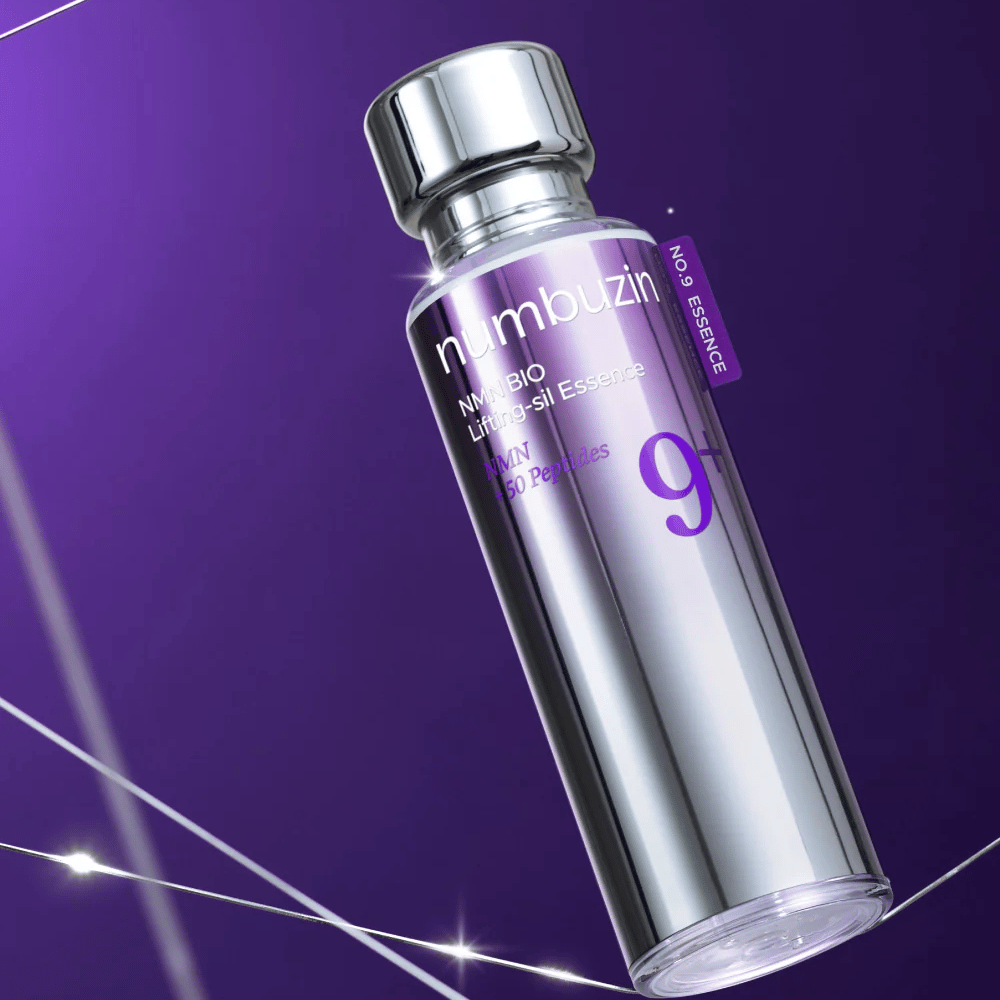 Numbuzin No.9 NAD+ Bio Lifting-sil Essence – πολυτελής αντιγηραντική ουσία με 50 πεπτίδια και NAD+ για πιο σφριγηλό και νεανικό δέρμα.