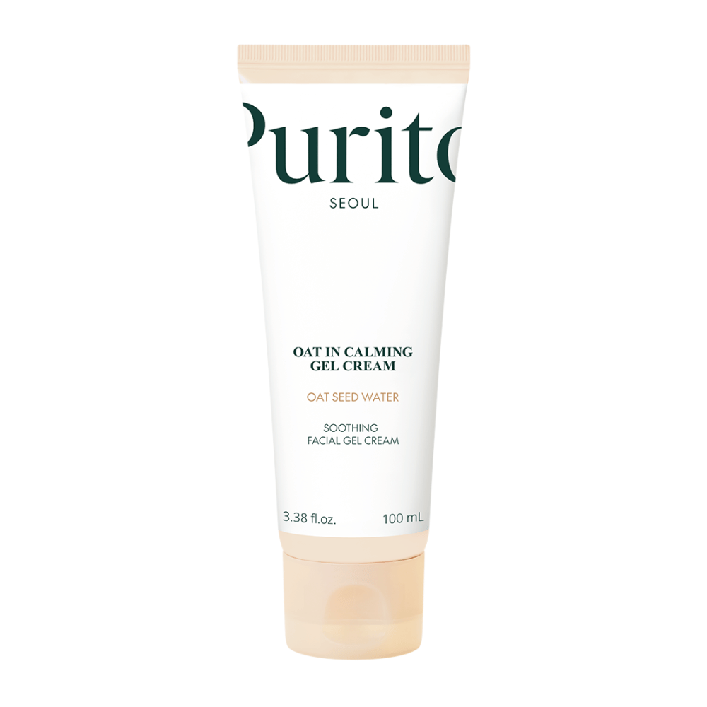 Εικόνα προϊόντος στο Purito Oat-In Calming Gel Cream 100 ml. Καταπραϋντική κρέμα τζελ προσώπου με νερό βρώμης που ηρεμεί και ενυδατώνει το δέρμα.
