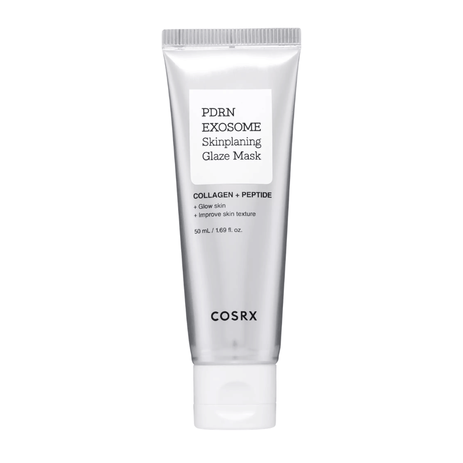 COSRX PDRN EXOSOME Skinplaning Glaze Mask – μάσκα προσώπου με PDRN και πεπτίδια που ενυδατώνουν, εξομαλύνουν την υφή της επιδερμίδας και χαρίζουν λάμψη.