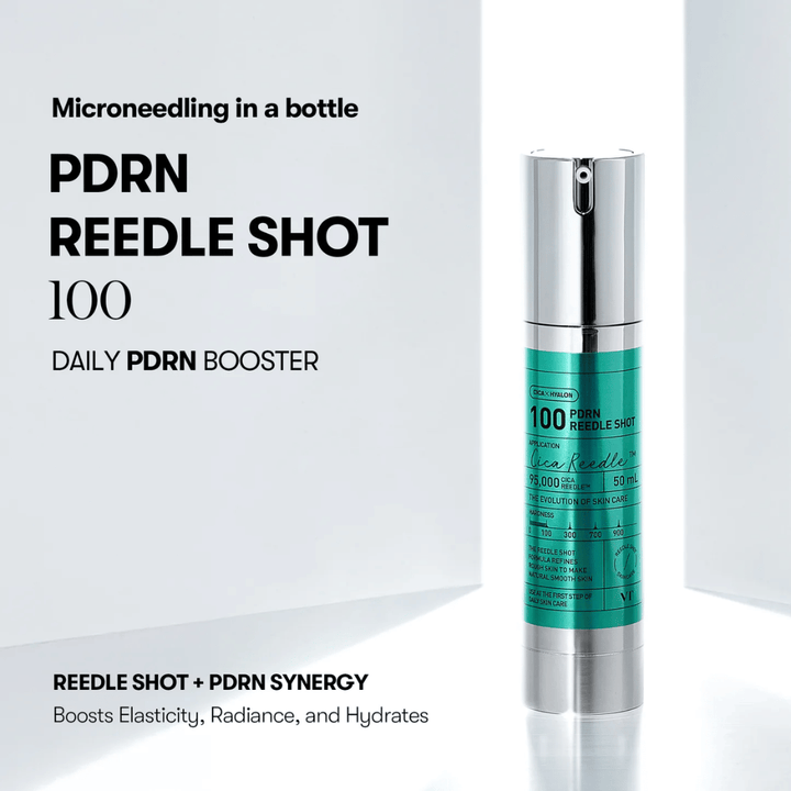 VT Cosmetics PDRN Reedle Shot 100 serum microneedling με PDRN booster που αυξάνει την απορρόφηση και προσφέρει πιο σφριγηλή, ενυδατωμένη επιδερμίδα