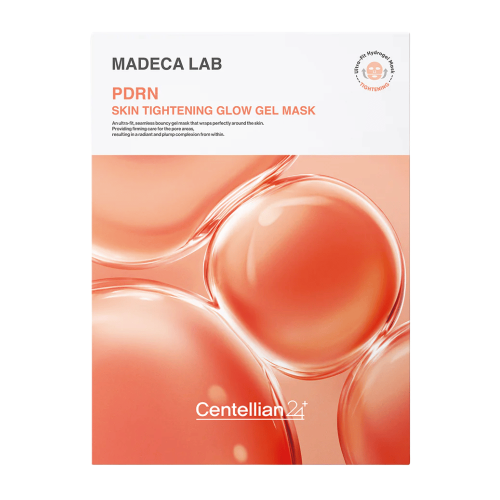 MADECA LAB PDRN Skin Tightening Glow Gel Mask από Centellian24 – κορεατική μάσκα γέλης με τεχνολογία PDRN για πιο σφριγηλό δέρμα, λάμψη και βελτιωμένη ελαστικότητα δέρματος.