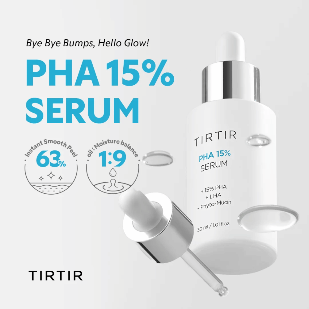 TIRTIR PHA 15% Serum 30 ml – απολεπιστικός ορός με 15 % PHA και LHA