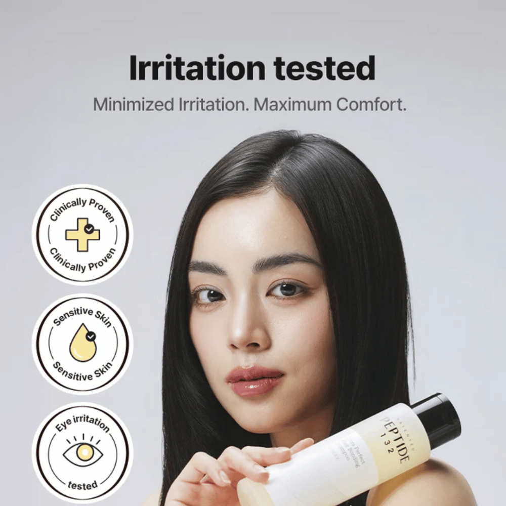 COSRX Peptide 132 Shampoo – κλινικά δοκιμασμένο για ευαίσθητο δέρμα και μάτια, ελαχιστοποιεί τον ερεθισμό και προσφέρει μέγιστη άνεση.