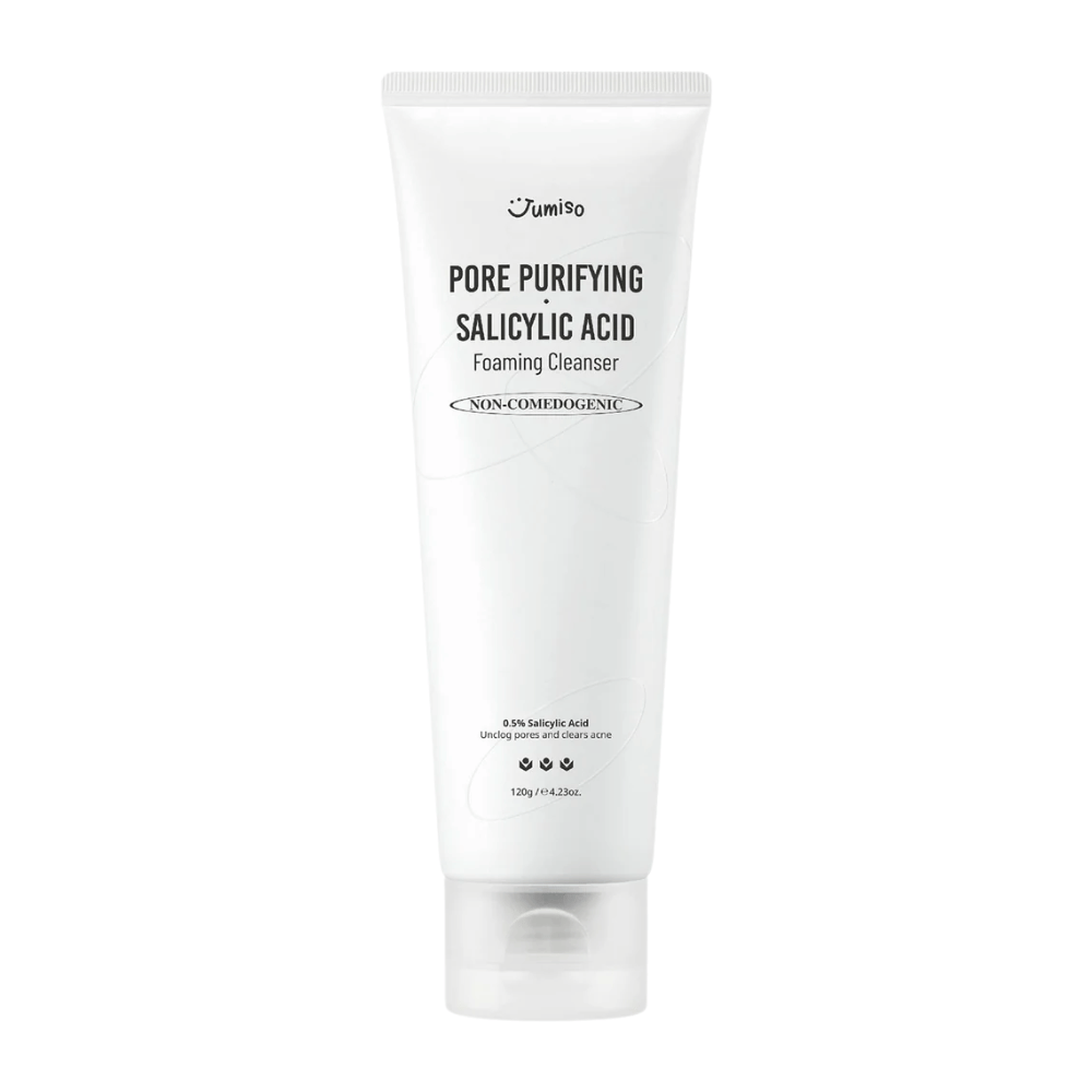 Jumiso Pore Purifying Salicylic Acid Foaming Cleanser 120g – μη φαγεσωρογόνο καθαριστικό προσώπου με 0,5% σαλικυλικό οξύ για επιδερμίδα με τάση ακμής και λιπαρή επιδερμίδα