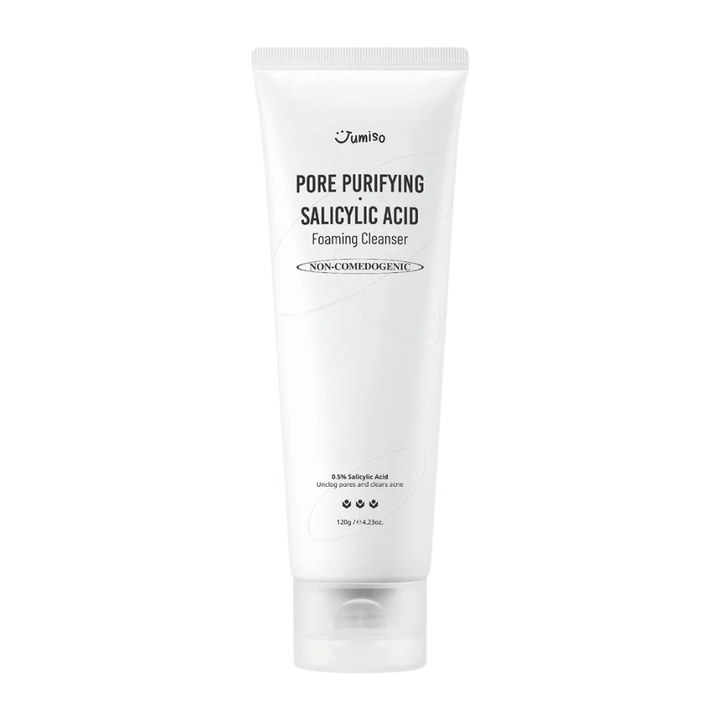 Jumiso Pore Purifying Salicylic Acid Foaming Cleanser 120g – μη φαγεσωρογόνο καθαριστικό προσώπου με 0,5% σαλικυλικό οξύ για επιδερμίδα με τάση ακμής και λιπαρή επιδερμίδα