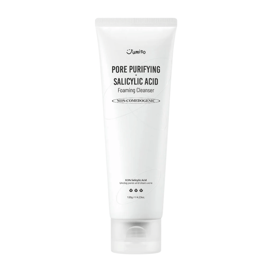 Jumiso Pore Purifying Salicylic Acid Foaming Cleanser 120g – μη φαγεσωρογόνο καθαριστικό προσώπου με 0,5% σαλικυλικό οξύ για επιδερμίδα με τάση ακμής και λιπαρή επιδερμίδα