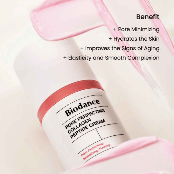 Biodance Pore Perfecting Collagen Peptide Cream υφή – κρέμα προσώπου μείωσης πόρων και σύσφιξης με κολλαγόνο