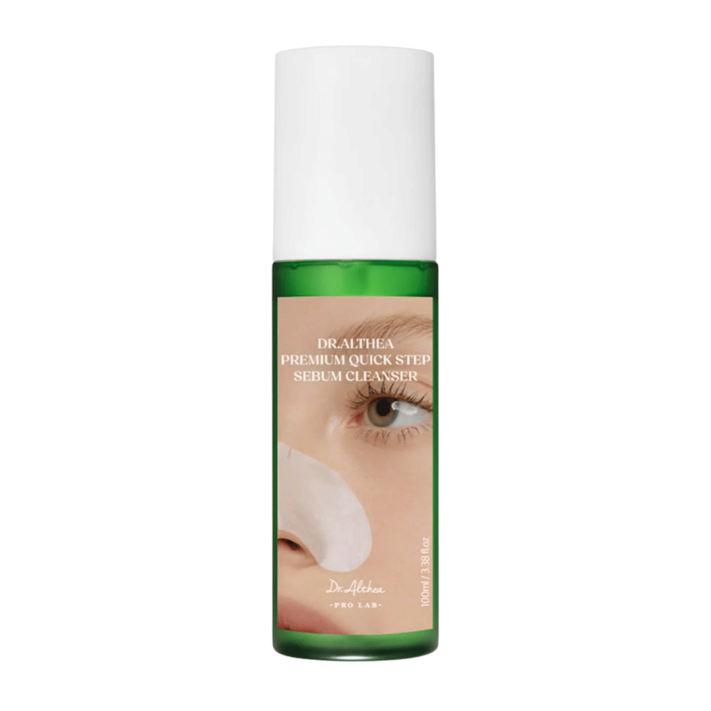 Dr. Althea Premium Quick Step Sebum Cleanser – καθαριστικό προσώπου που αφαιρεί αποτελεσματικά το σμήγμα, τα μαύρα στίγματα και τις ακαθαρσίες χωρίς να ξηραίνει το δέρμα.
