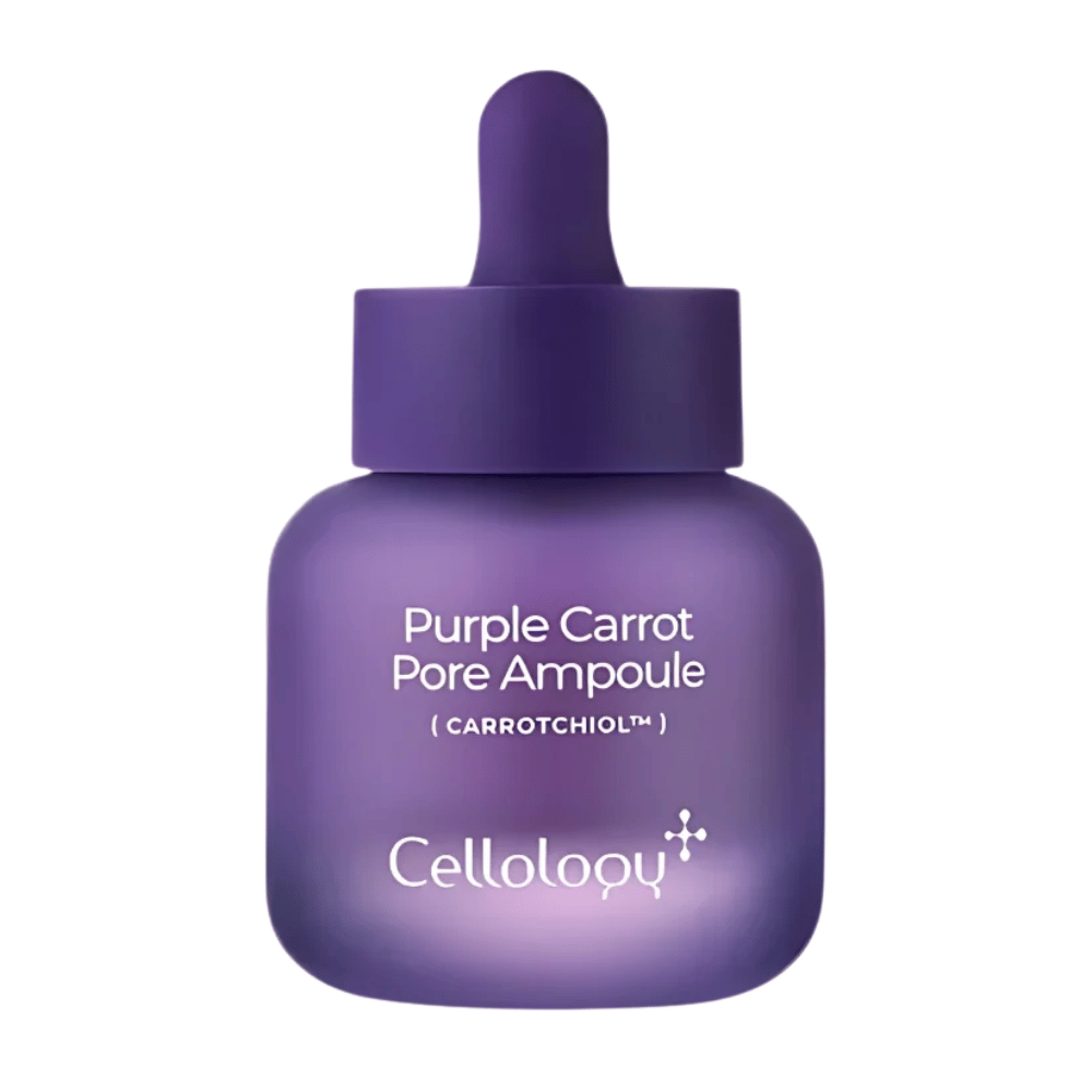 Cellology Purple Carrot Pore Ampoule με Carrotchiol – κορεατική αμπούλα για τη φροντίδα των πόρων και πιο ομοιόμορφη υφή δέρματος.