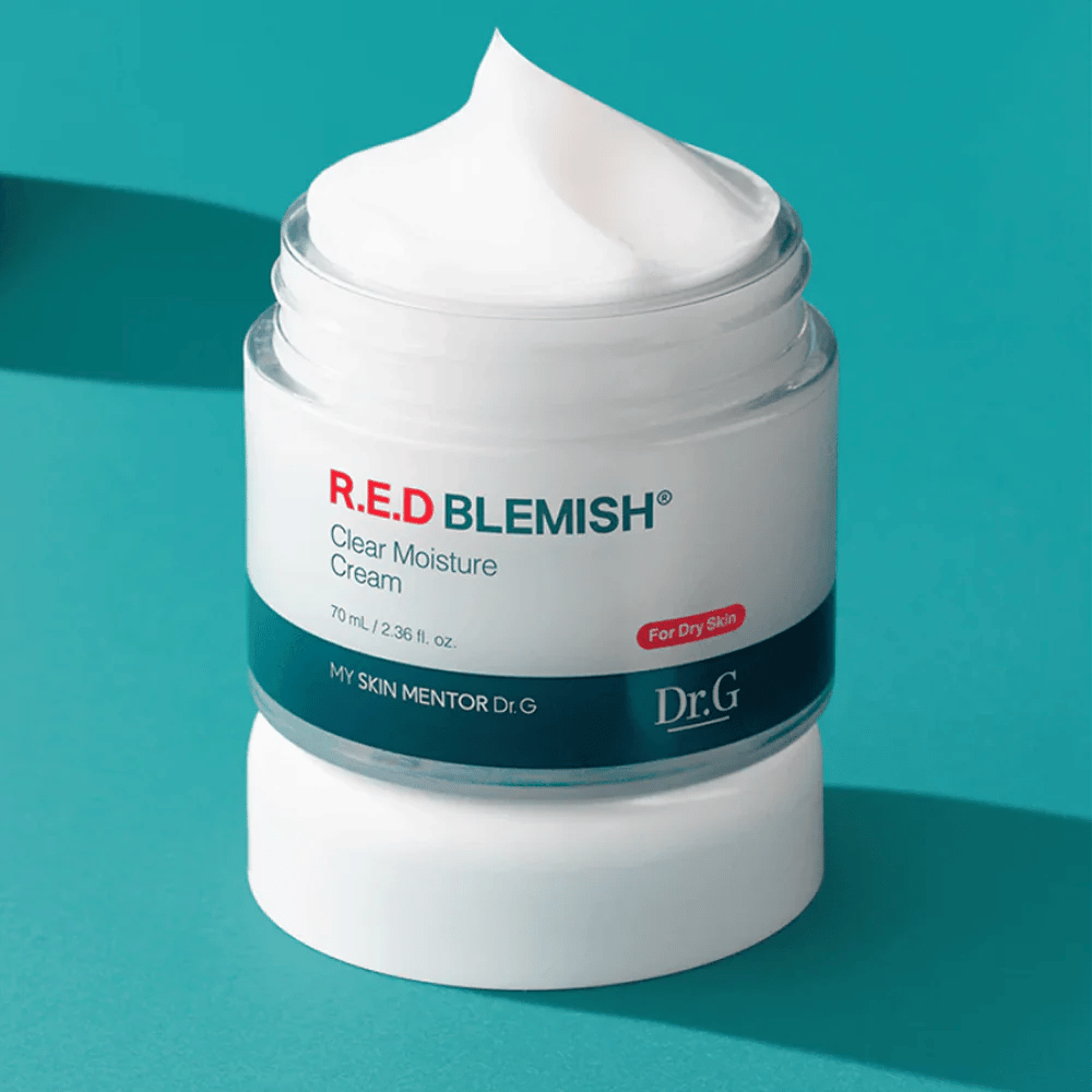 Dr.G R.E.D Blemish Clear Moisture Cream – πλούσια ενυδατική κρέμα που αναπτύχθηκε για ξηρή και αφυδατωμένη επιδερμίδα.