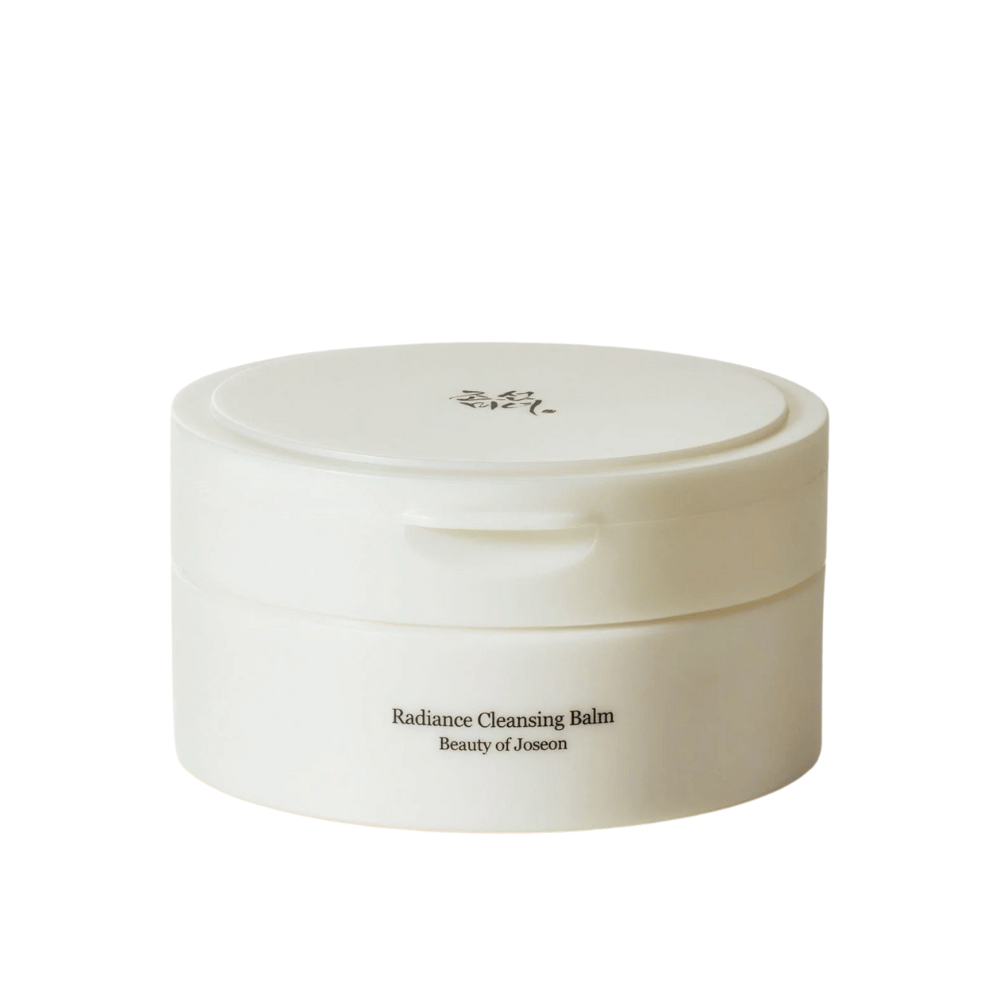 Εικόνα προϊόντος στο Beauty of Joseon Radiance Cleansing Balm σε λευκή συσκευασία – καθαρισμός με βάση το λάδι για καθαρό και καθαρό δέρμα.