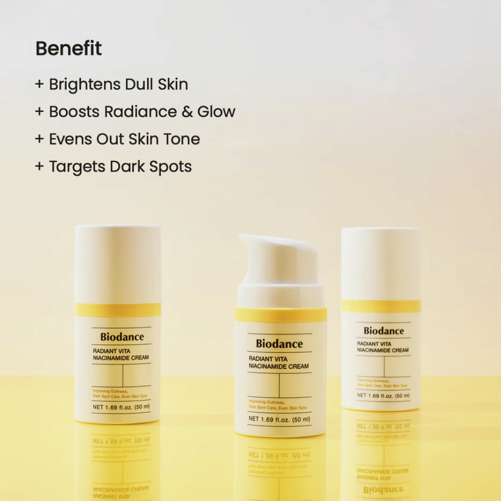 Biodance Radiant Vita Niacinamide Cream τριάδα – κρέμα προσώπου για λάμψη και μείωση χρωματισμού