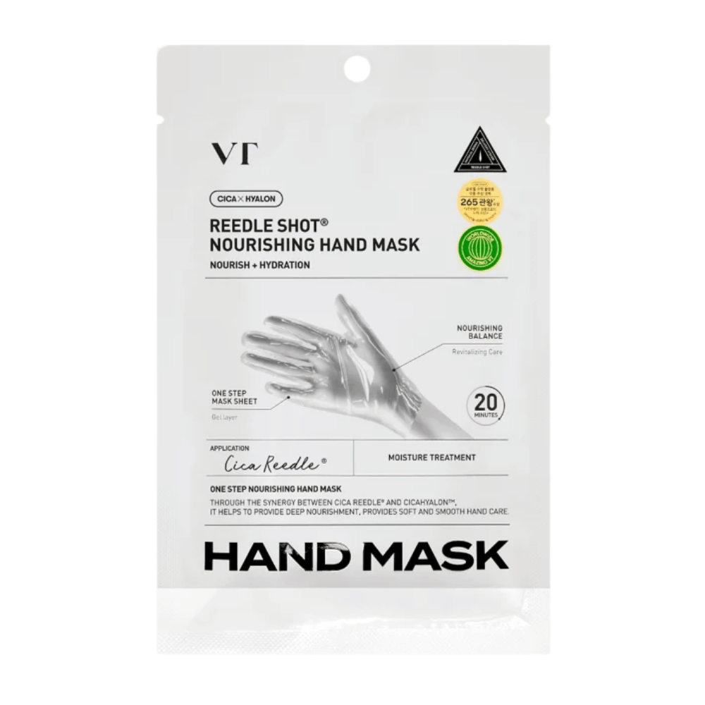 VT Cosmetics Reedle Shot Nourishing Hand Mask med CICA Reedle och hyaluronsyra för intensiv handvård