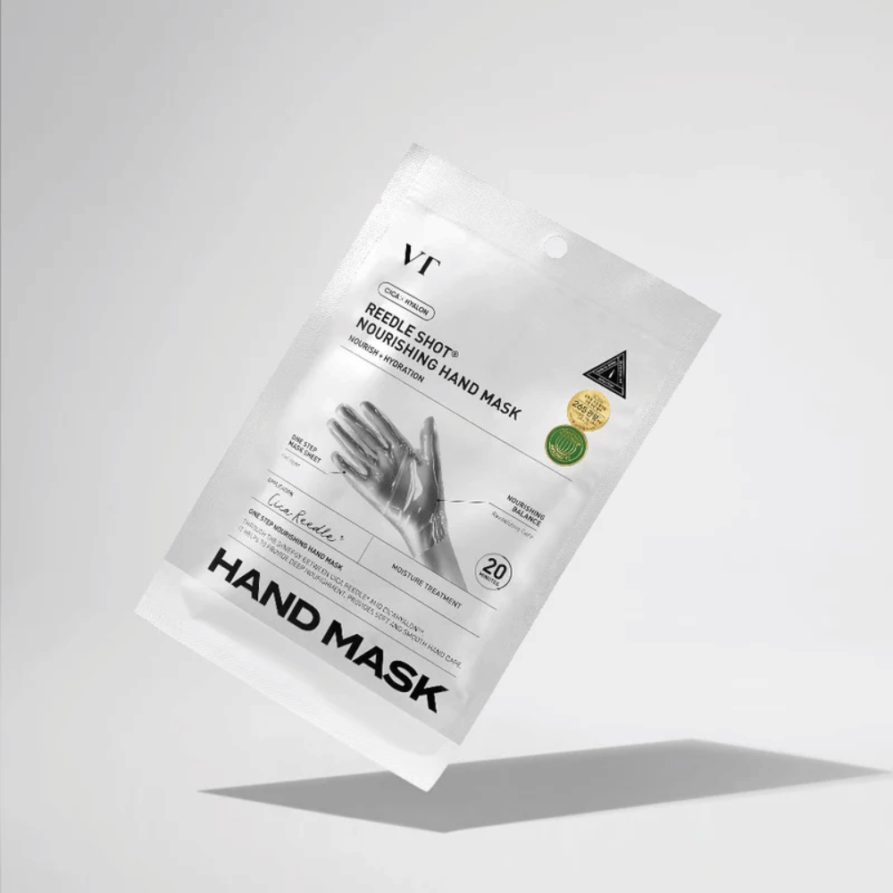 VT Cosmetics Reedle Shot Nourishing Hand Mask θρεπτική μάσκα χεριών που μαλακώνει και ενυδατώνει το δέρμα