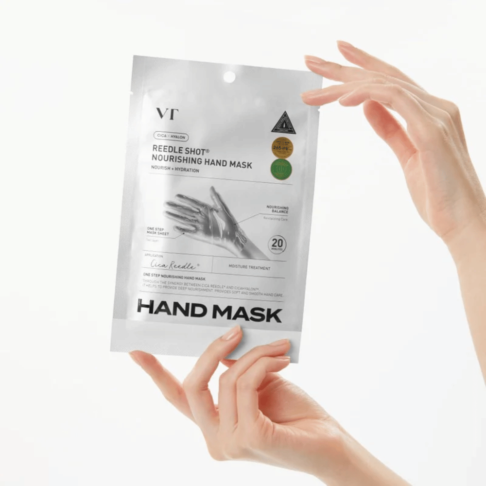 VT Cosmetics Reedle Shot Nourishing Hand Mask ενυδατική μάσκα χεριών με CICA και υαλουρονικό για ξηρά χέρια