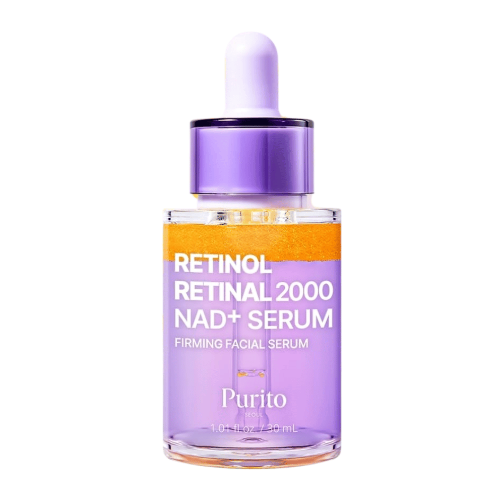 PURITO SEOUL Retinol Retinal 2000 NAD+ Serum 30 ml – συσφικτικός κορεατικός ορός προσώπου με ρετινόλη, ρετινάλη και NAD+.