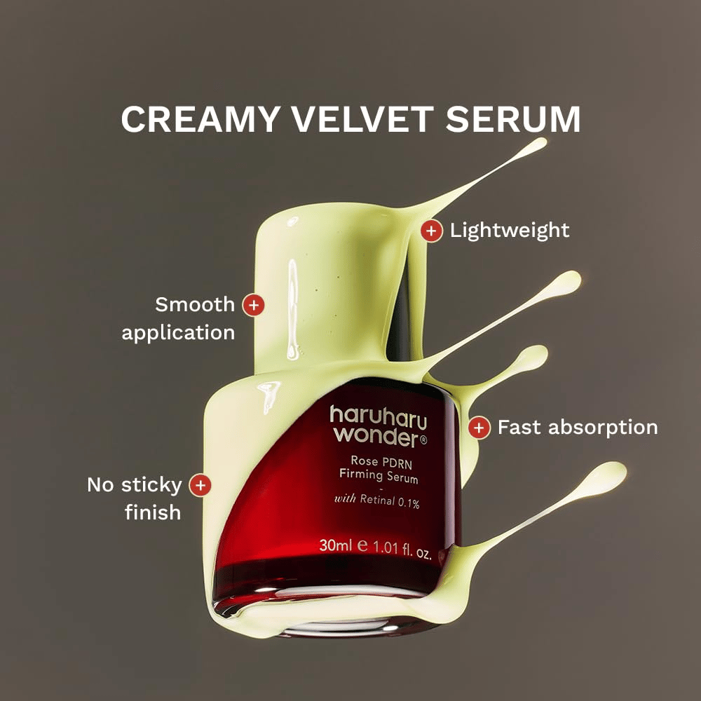 Haruharu Wonder Rose PDRN Firming Serum – ελαφρώς κρεμώδης ορός με γρήγορη απορρόφηση και μη κολλώδες τελείωμα