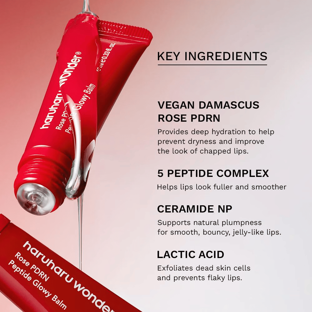 Haruharu Wonder Rose PDRN Peptide Glowy Balm με vegan Rose PDRN, πεπτίδια, ceramide NP και γαλακτικό οξύ