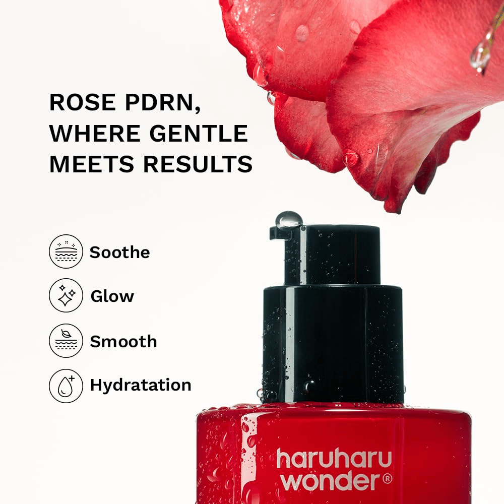 Haruharu Wonder Rose PDRN Soothing Serum – ενυδατικός ορός για λάμψη, πιο απαλή επιδερμίδα και καταπραϋντική δράση