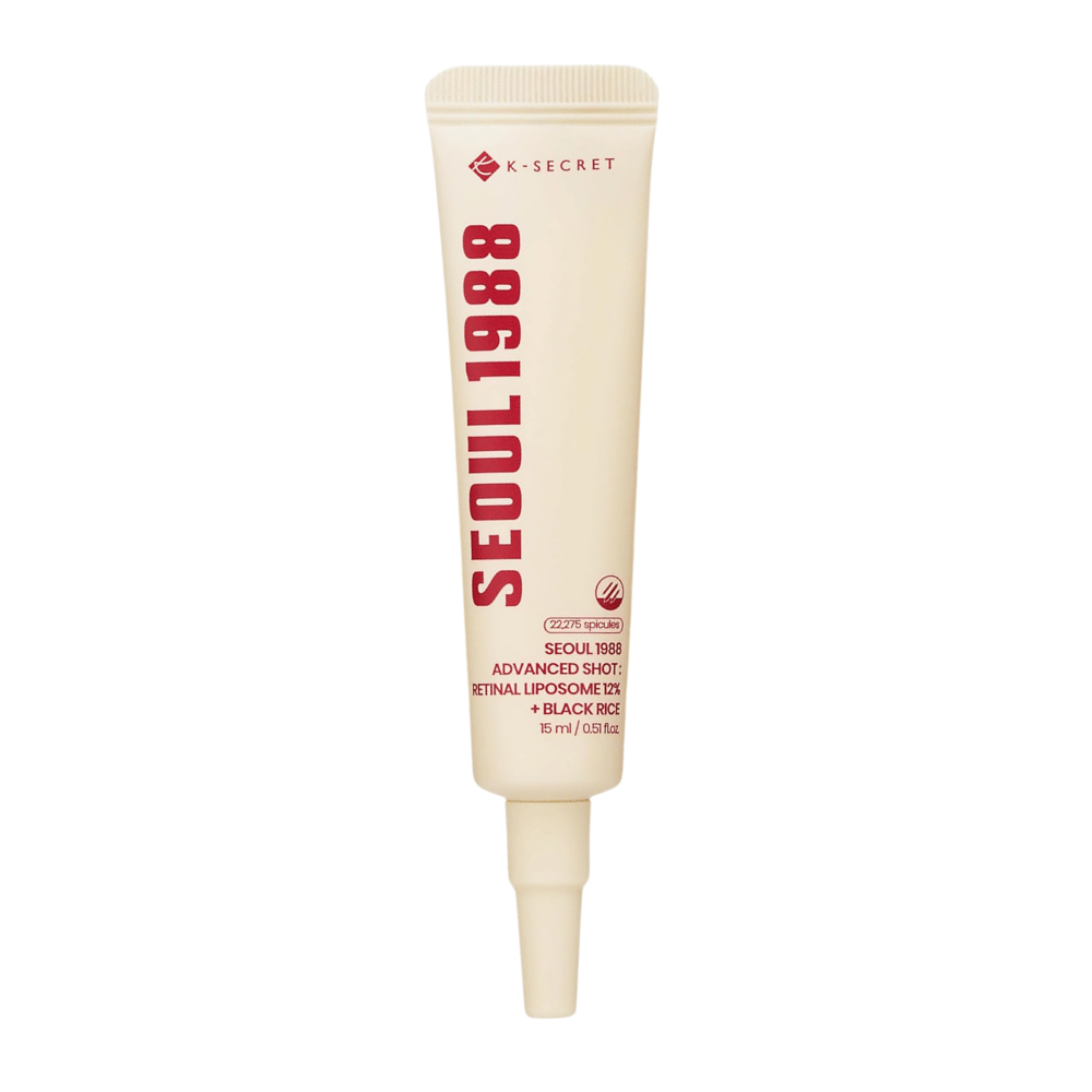 K-SECRET SEOUL 1988 Advanced Shot Retinal Liposome 12% + Black Rice 15 ml – κορεατική θεραπεία retinal σε σωληνάριο.