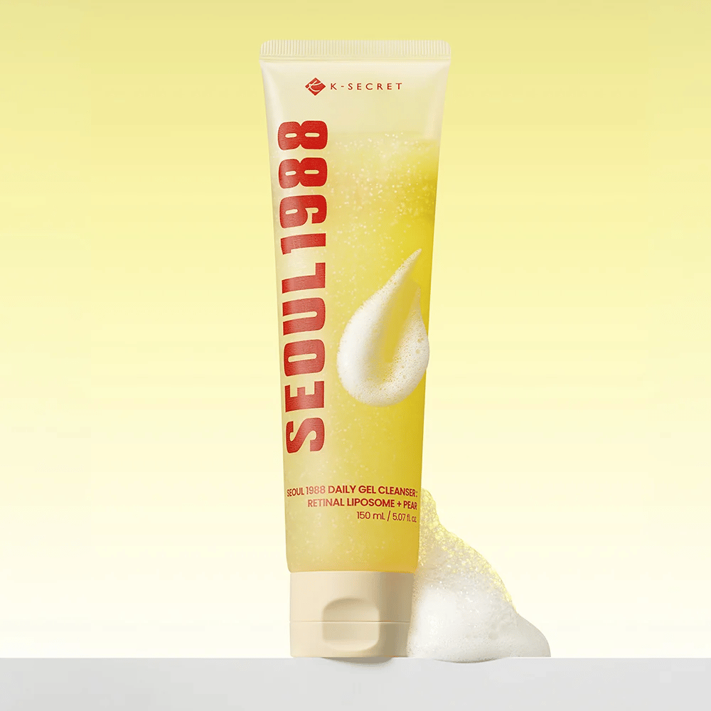 K-SECRET SEOUL 1988 Daily Gel Cleanser – αφρώδες καθαριστικό προσώπου με retinal και αχλάδι