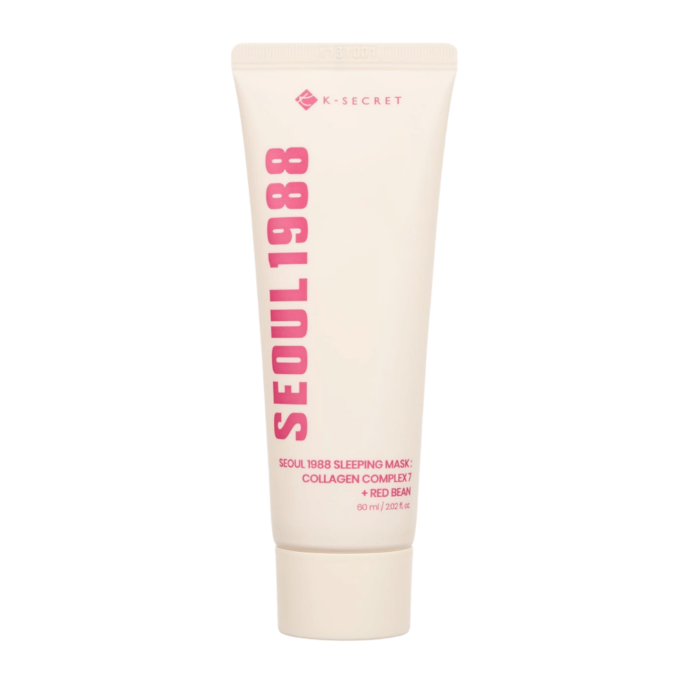K-SECRET SEOUL 1988 Sleeping Mask Collagen Complex 7 + Red Bean 60 ml – ενυδατική μάσκα νύχτας με κολλαγόνο και εκχύλισμα κόκκινου φασολιού.