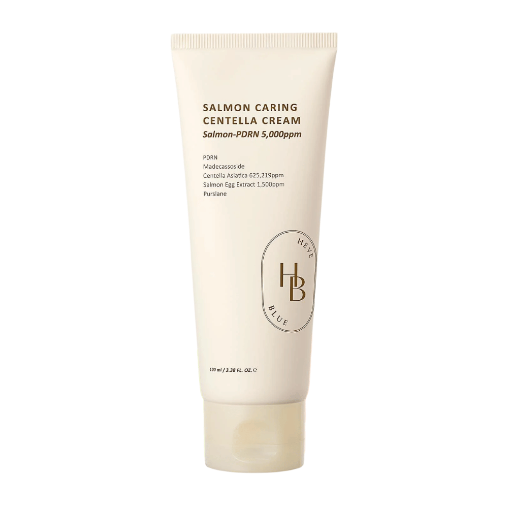 Salmon Caring Centella Cream με Salmon-PDRN 5,000ppm και Centella Asiatica – καταπραϋντική και ενισχυτική κρέμα προσώπου για ξηρό και ευαίσθητο δέρμα.