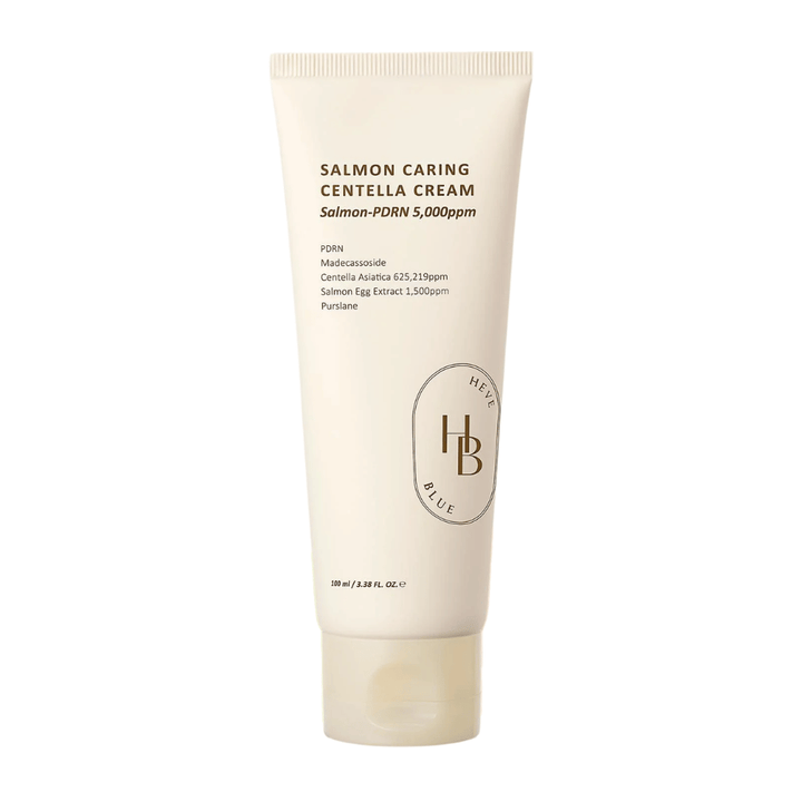 Salmon Caring Centella Cream με Salmon-PDRN 5,000ppm και Centella Asiatica – καταπραϋντική και ενισχυτική κρέμα προσώπου για ξηρό και ευαίσθητο δέρμα.