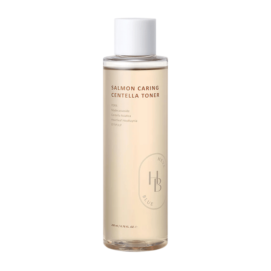 Salmon Caring Centella Toner εικόνα προϊόντος – κορεάτικη τονωτική λοσιόν με PDRN και centella που ενυδατώνει σε βάθος, ενισχύει το φράγμα του δέρματος και προετοιμάζει το δέρμα για την επόμενη περιποίηση.