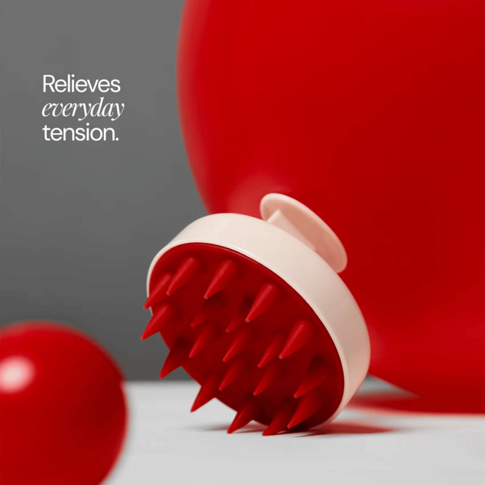 Scalp Massage Brush – βούρτσα μασάζ για το τριχωτό κεφαλής που υποστηρίζει τη φυσική ανάπτυξη των μαλλιών