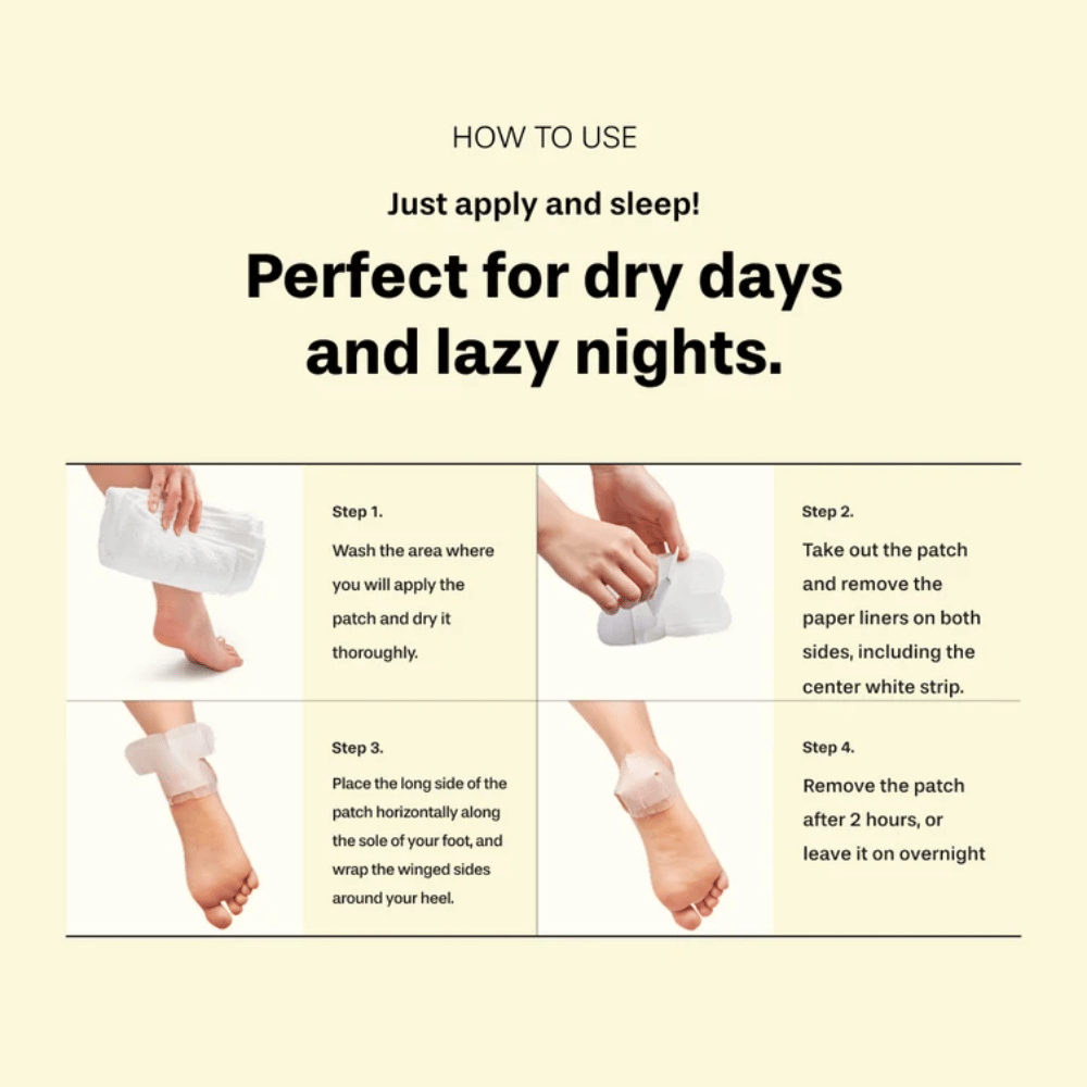 BAREN Shea Butter Sleeping Heel Patch – πώς να χρησιμοποιείτε ενυδατικά patches για ξηρές φτέρνες