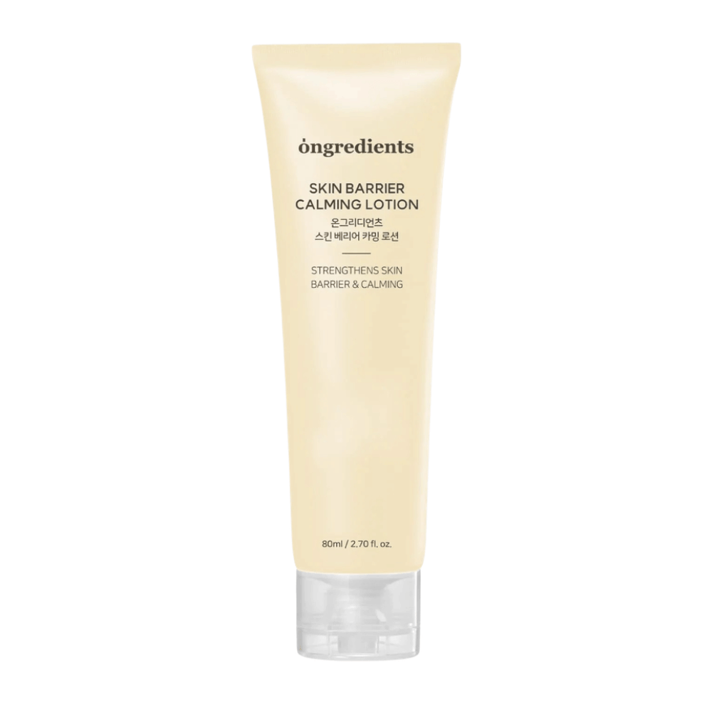 Ongredients Skin Barrier Calming Lotion 80 ml ελαφριά κρέμα προσώπου που βελτιώνει την προστασία του δέρματος, ενυδατώνει και προσφέρει απαλό, ισορροπημένο δέρμα.