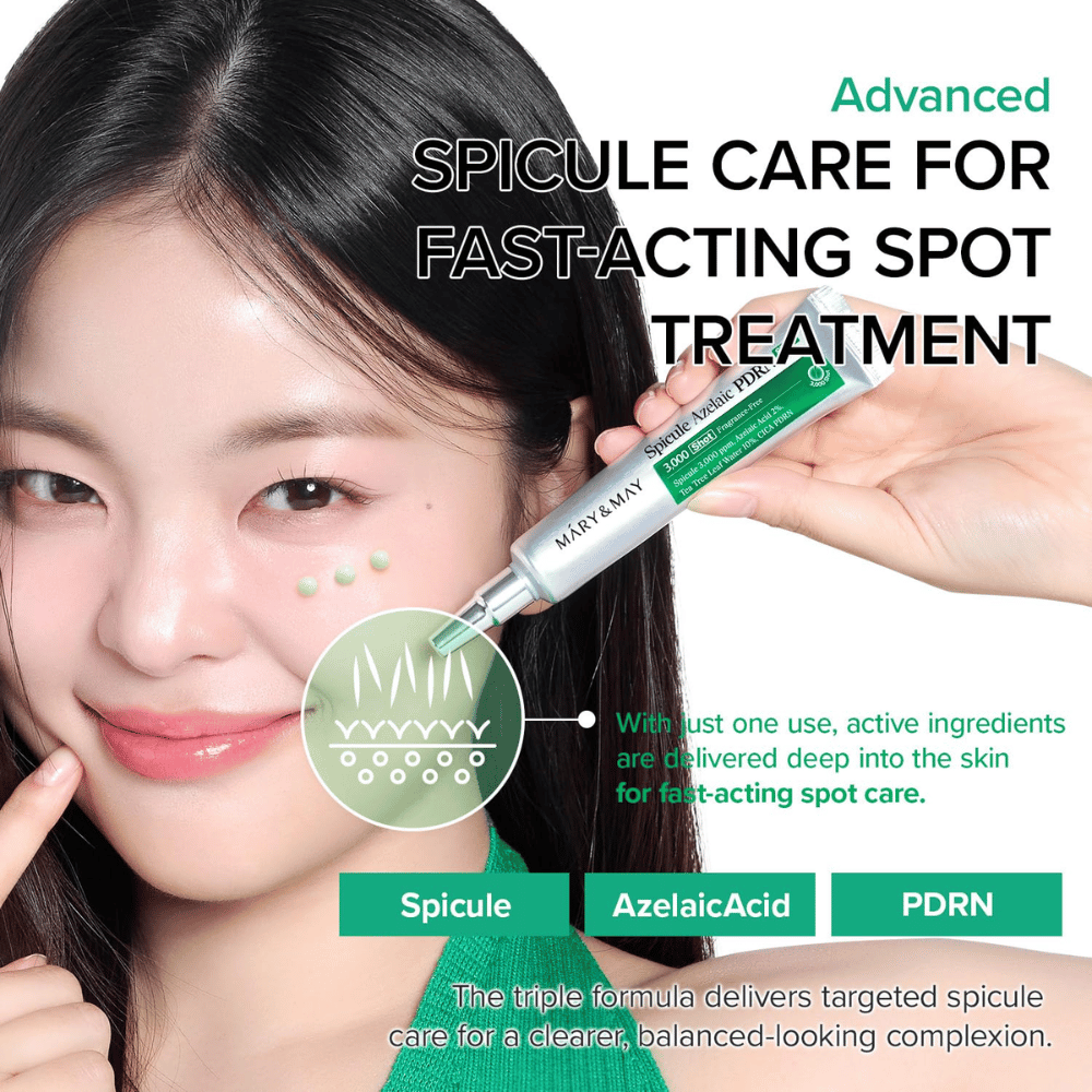 Mary&May Spicule Azelaic PDRN Spot Cream – τοπική θεραπεία με σπίκουλες, αζελαϊκό οξύ και PDRN