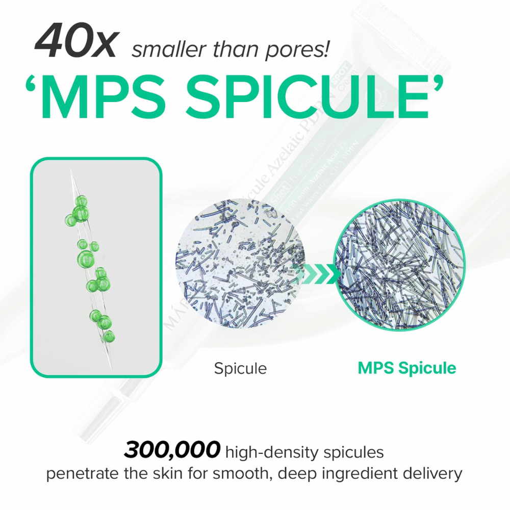 Mary&May Spicule Azelaic PDRN Spot Cream – σπίκουλες MPS για αποτελεσματική εφαρμογή δραστικών συστατικών