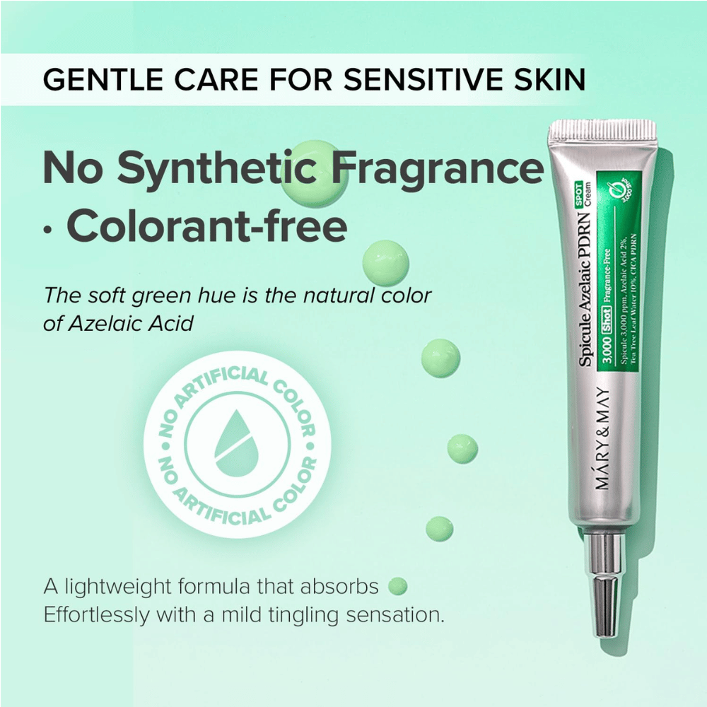 Mary&May Spicule Azelaic PDRN Spot Cream – κρέμα τοπικής εφαρμογής χωρίς άρωμα με αζελαϊκό οξύ
