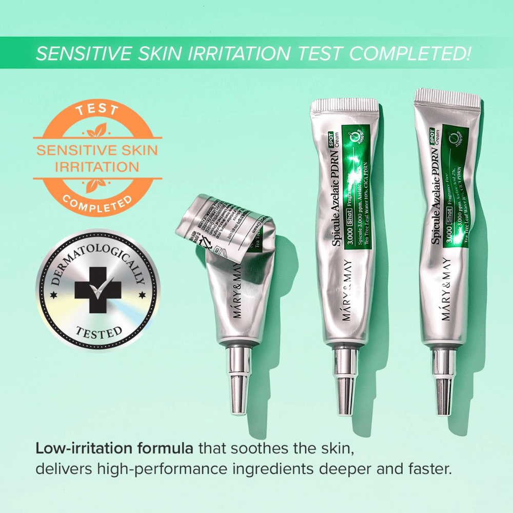 Mary&May Spicule Azelaic PDRN Spot Cream – δερματολογικά ελεγμένη κρέμα τοπικής εφαρμογής για ευαίσθητη επιδερμίδα
