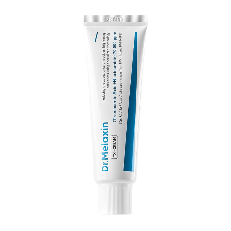 Dr.Melaxin TX Cream κρέμα προσώπου με υψηλή συγκέντρωση ενεργών συστατικών που βελτιώνουν τη λάμψη της επιδερμίδας και καταπολεμούν τη μελάγχρωση