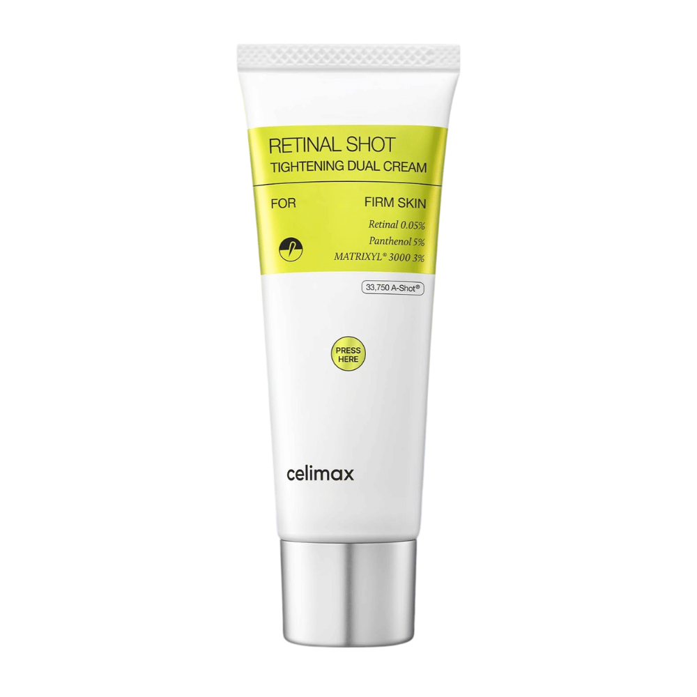 Celimax The Vita-A Retinal Shot Tightening Dual Cream – εικόνα προϊόντος διπλής κρέμας με retinal 0,05 %