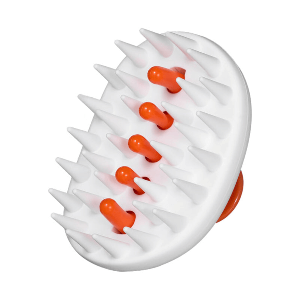 LILYEVE Two-Way Gua Sha Brush με μαλακές ακίδες σιλικόνης για μασάζ και καθαρισμό του τριχωτού της κεφαλής